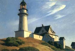 Edward Hopper - The Lighthouse At Two Lights