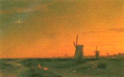 Landscape With Windmills