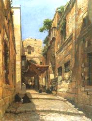 David Street In Jerusalem