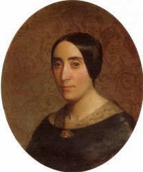 A Portrait Of Amelina Dufaud Bouguereau