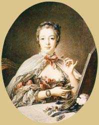 Marquise De Pompadour At The Toilet-Table