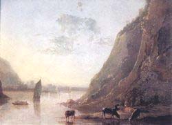 River-bank With Cows