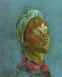 Portrait Of Gala (Unfinished; Detail) (1939)