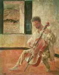 Portrait Of The Violoncellist Ricardo Pichot (1920)