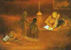 Reading - Family Scene By Lamplight (1981)