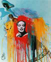 Self-Portrait (Photomontage With The Famous Mao-Marilyn That Philippe Halsman Created At Dali's Wish) (1972)