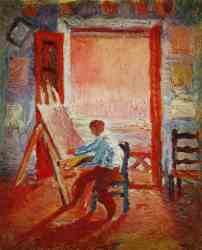 Self-Portrait In The Studio (1919)