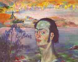 Self-Portrait With The Neck Of Raphael (1921)