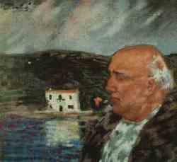 The Artist-s Father At Llane Beach (1920)