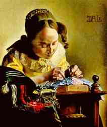 The Lacemaker (Copy Of The Painting By Vermeer, from Delft) (1955)