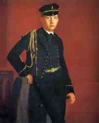 Achille De Gas (the Artist Brother) In The Uniform Of A Cadet