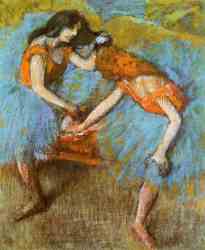 Two Dancers With Yellow Carsages
