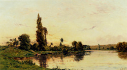 Washerwomen On A Riverbank