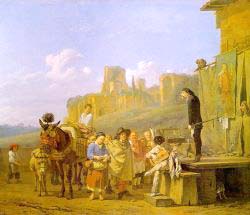 A Party Of Charlatans In An Italian Landscape