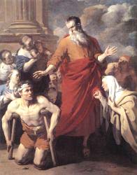 St Paul Healing The Cripple At Lystra