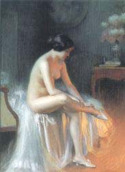 Nude By Firelight