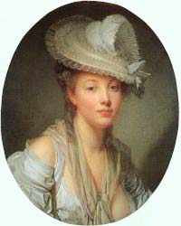 Young Woman In A White Hat