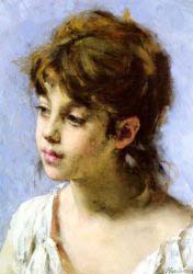 Portrait Of A Peasant Girl