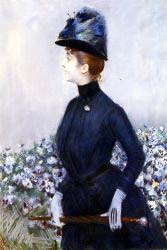 Lady With Flowers