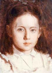 Portrait Of Sonya Kramskaya, The Artist’s Daughter