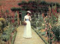 Lady In A Garden