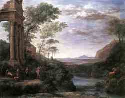 Landscape With Ascanius Shooting The Stag Of Sylvia