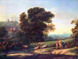 Landscape With Cephalus And Procris Reunited By Diana