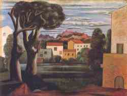 Landscape With A Dead And A Living Tree (1919)