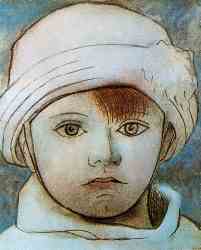 Portrait Of Paul Picasso As A Child