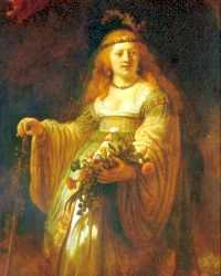Saskia As Flora (1635)