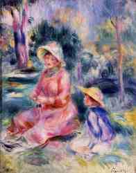 Madame Renoir And Her Son Pierre