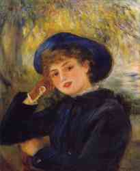 Mademoiselle Demarsy (Woman Leaning On Her Elbow)