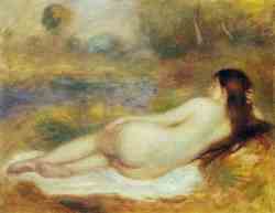 Nude Reclining On The Grass