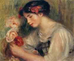 Portrait Of Gabrielle (Young Girl With Flowers)