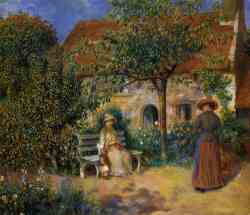 Scene Of Garden In Brittany