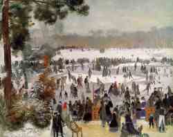 Skaters In The Bois De Boulogne