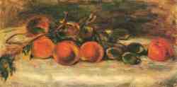 Still Life With Peaches And Chestnuts