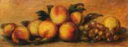 Still Life With Peaches And Grapes