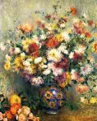 Vase Of Chrysanthemums 1