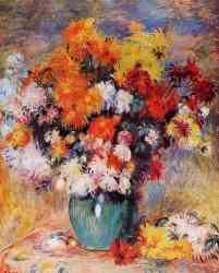 Vase Of Chrysanthemums 2