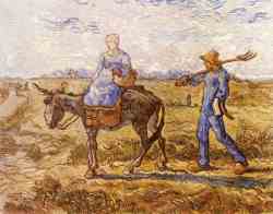 Morning - Peasant Couple Going To Work