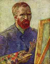 Self Portrait In Front Of The Easel