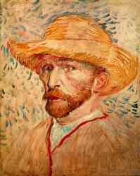 Self Portrait With Straw Hat 1