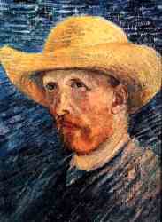 Self Portrait With Straw Hat 2