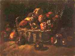 Still Life With Basket Of Apples 2