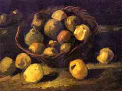 Still Life With Basket Of Apples 4