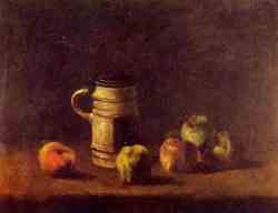 Still Life With Beer Mug And Fruit