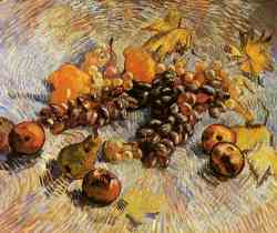 Still Life With Grapes, Apples, Pears and Lemons