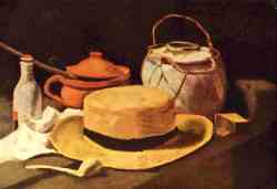 Still Life With Yellow Straw Hat