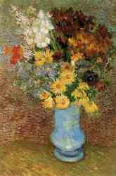 Vase With Daisies And Anemones